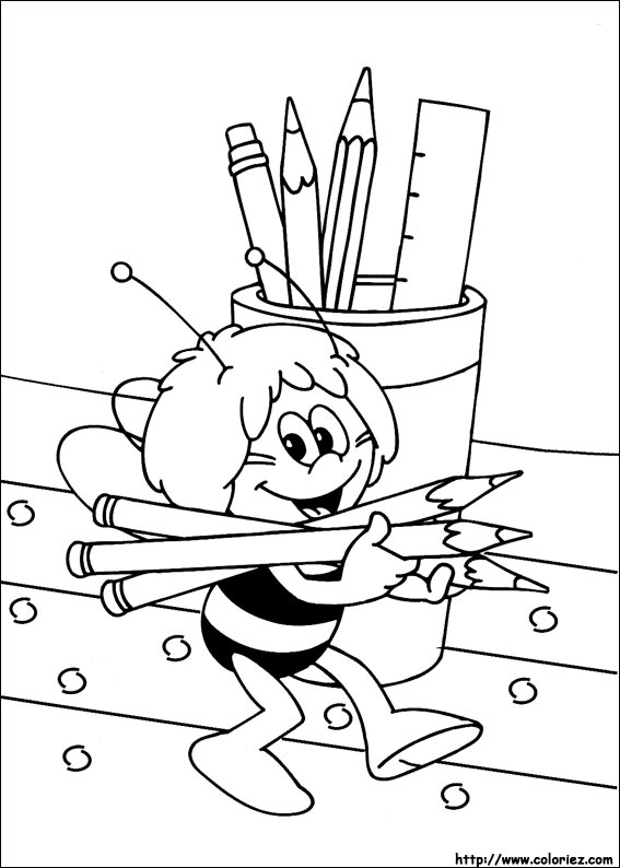 Maya the Bee coloring picture